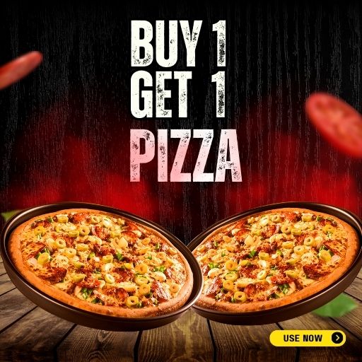 25cm Speiality Pizza : Buy 1 & Get 1 Free ( if Buy 3rd Pizza Pay only 200/-)